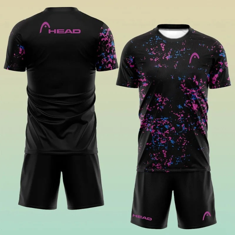 Men's Plus Size Tracksuit - Breathable Quick-Drying Loose Fit Tennis Set