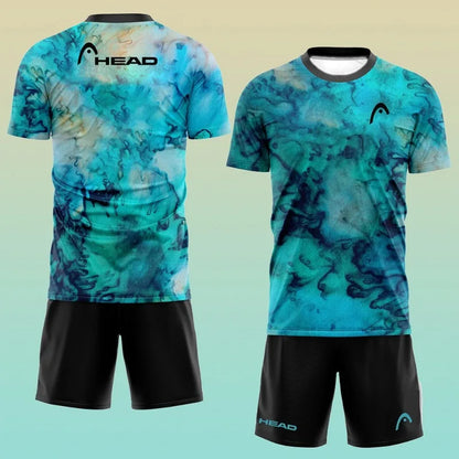 Men's Plus Size Tracksuit - Breathable Quick-Drying Loose Fit Tennis Set