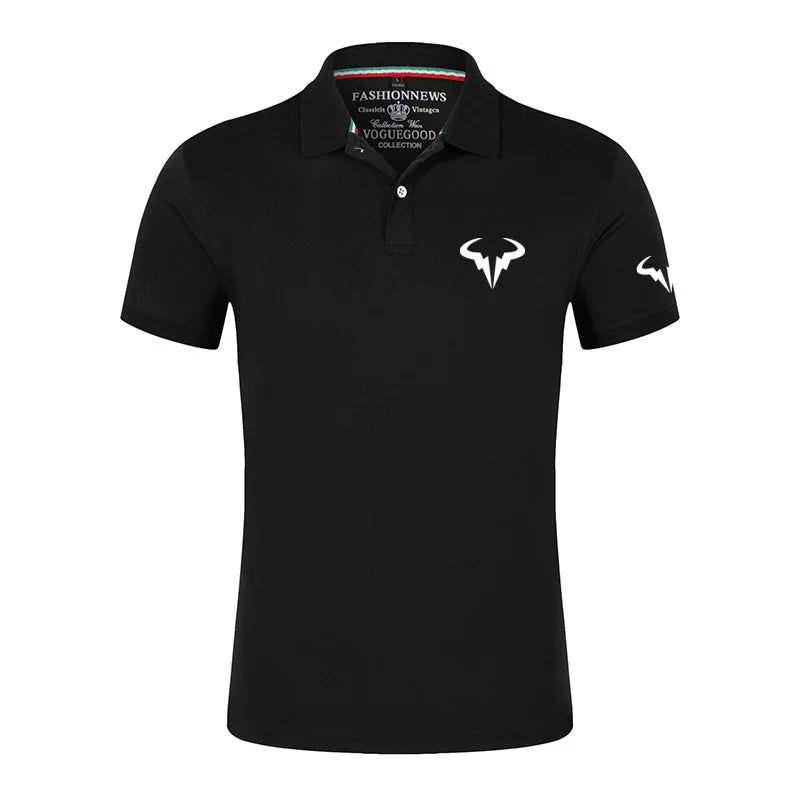 Polo Shirt Rafael Nadal Tennis - Camiseta Manga Corta Casual Slim Fit para Hombre Verano