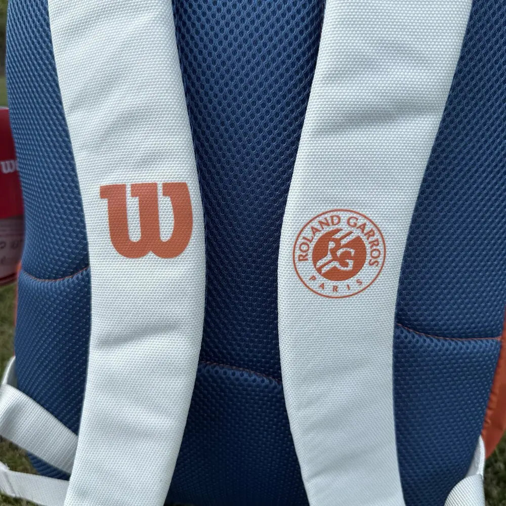 Mochila Wilson Roland Garros - Backpack French Open Gran Capacidad Multifuncional para Tenis