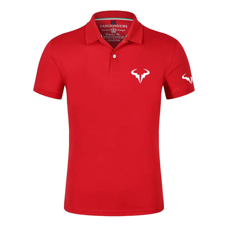 Polo Shirt Rafael Nadal Tennis - Camiseta Manga Corta Casual Slim Fit para Hombre Verano