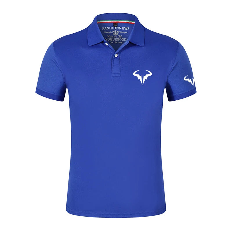Polo Shirt Rafael Nadal Tennis - Camiseta Manga Corta Casual Slim Fit para Hombre Verano