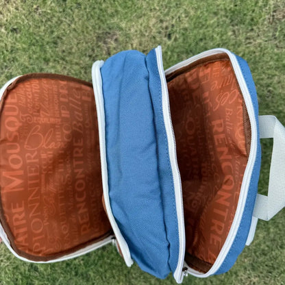 Mochila Wilson Roland Garros - Backpack French Open Gran Capacidad Multifuncional para Tenis