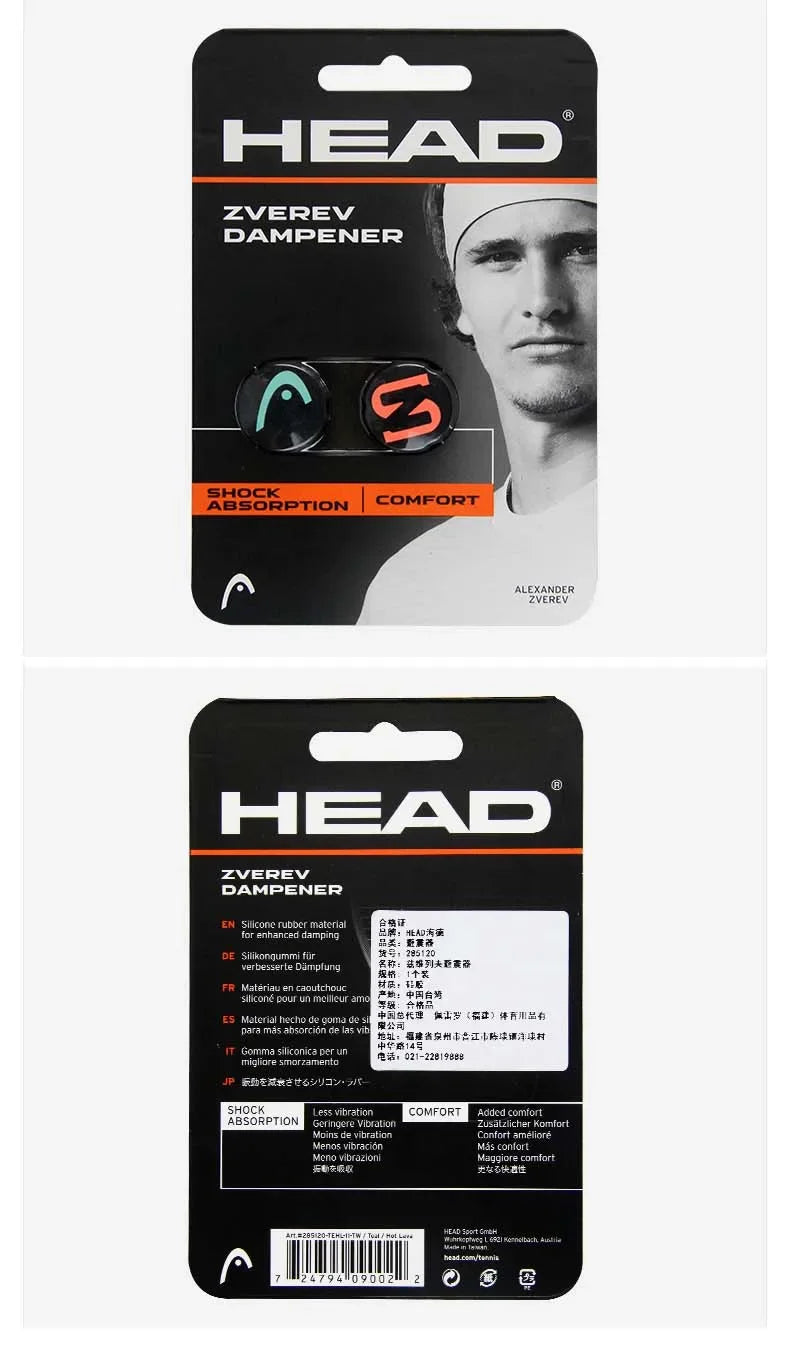Antivibrador HEAD para Raqueta de Tenis - Dampener Silicona Profesional Absorbe Vibraciones