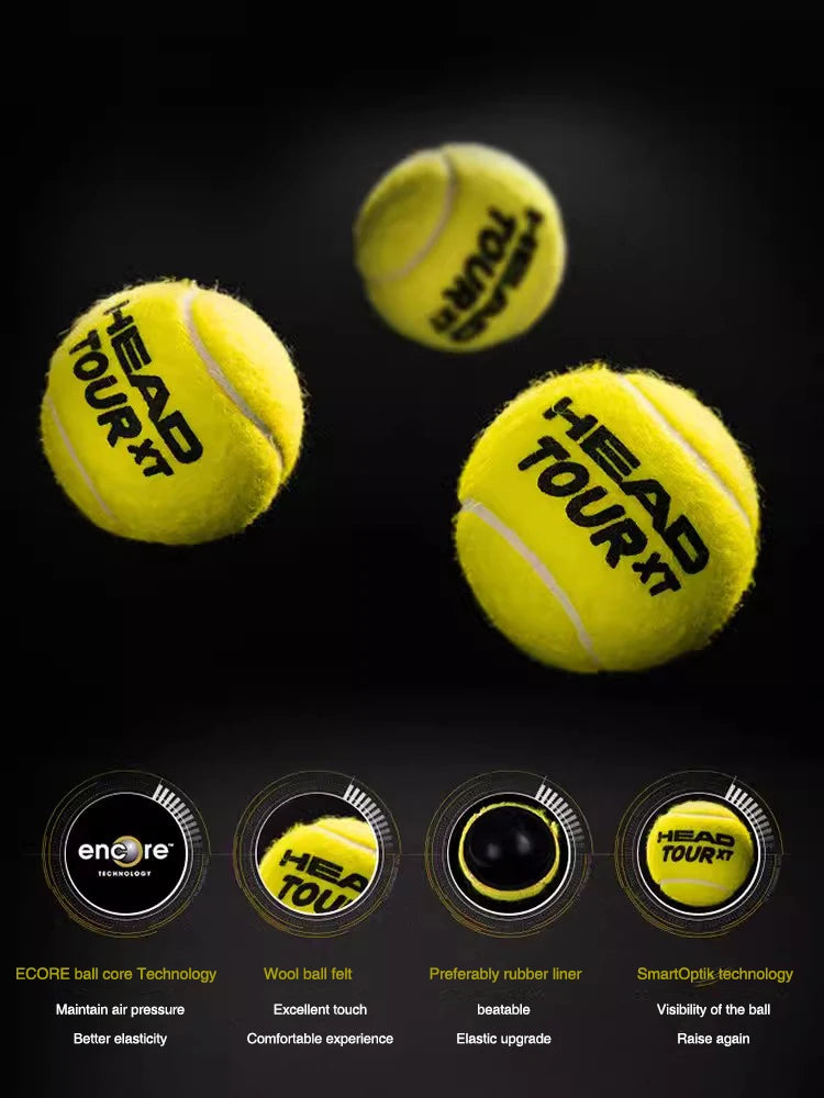 🎾 HEAD Tour XT Balls - Pack of 3 to 6 Jars (Save on Shipping)