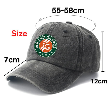 Gorra PARIS 100% Algodón Vintage - Baseball Cap Snapback Ajustable Unisex para Golf y Casual