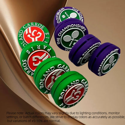 Pack of 4 Tennis Vibration Dampeners for Roland Garros &amp; Wimbledon