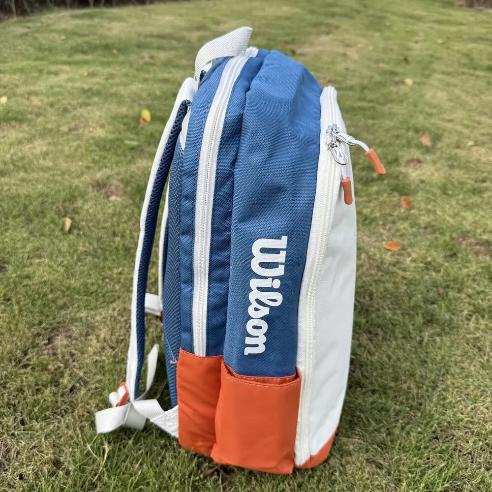 Mochila Wilson Roland Garros - Backpack French Open Gran Capacidad Multifuncional para Tenis