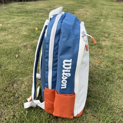 Mochila Wilson Roland Garros - Backpack French Open Gran Capacidad Multifuncional para Tenis