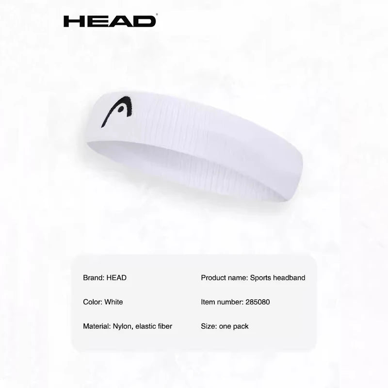 Banda Deportiva HEAD - Cintillo Antisudor Profesional para Tenis