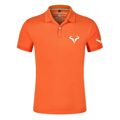Polo Shirt Rafael Nadal Tennis - Camiseta Manga Corta Casual Slim Fit para Hombre Verano