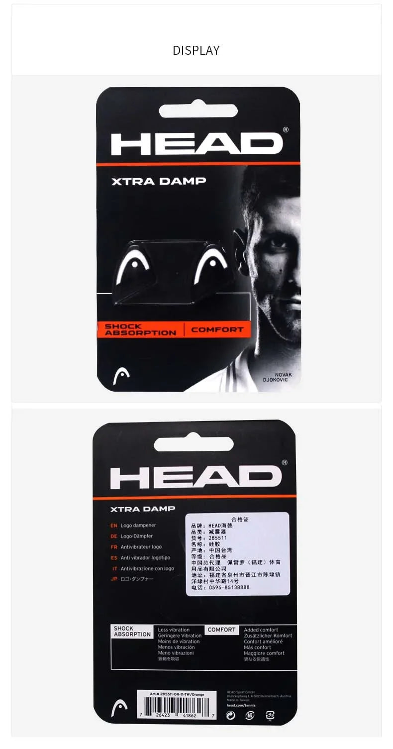 Antivibrador HEAD para Raqueta de Tenis - Dampener Silicona Profesional Absorbe Vibraciones