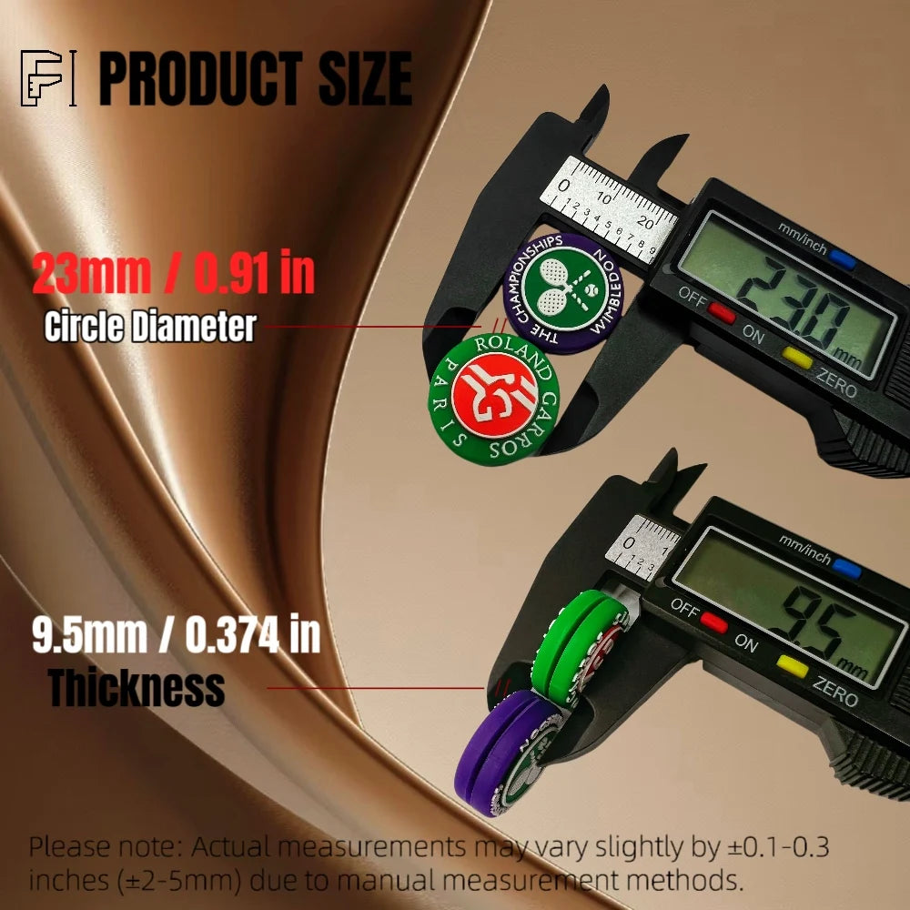 Pack of 4 Tennis Vibration Dampeners for Roland Garros &amp; Wimbledon