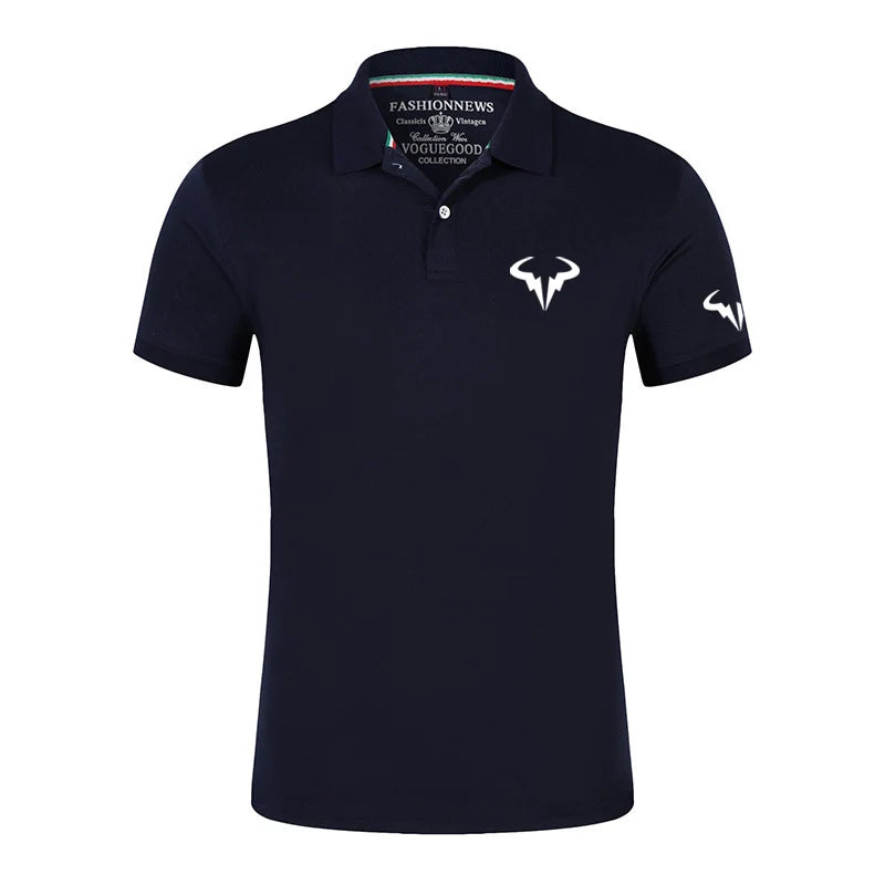 Polo Shirt Rafael Nadal Tennis - Camiseta Manga Corta Casual Slim Fit para Hombre Verano