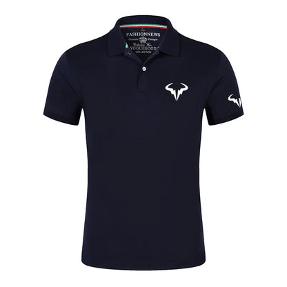 Polo Shirt Rafael Nadal Tennis - Camiseta Manga Corta Casual Slim Fit para Hombre Verano
