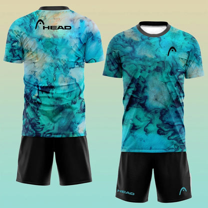 Men's Plus Size Tracksuit - Breathable Quick-Drying Loose Fit Tennis Set