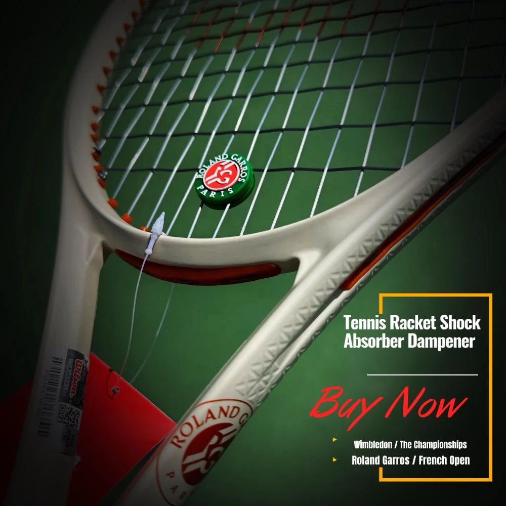 Pack of 4 Tennis Vibration Dampeners for Roland Garros &amp; Wimbledon