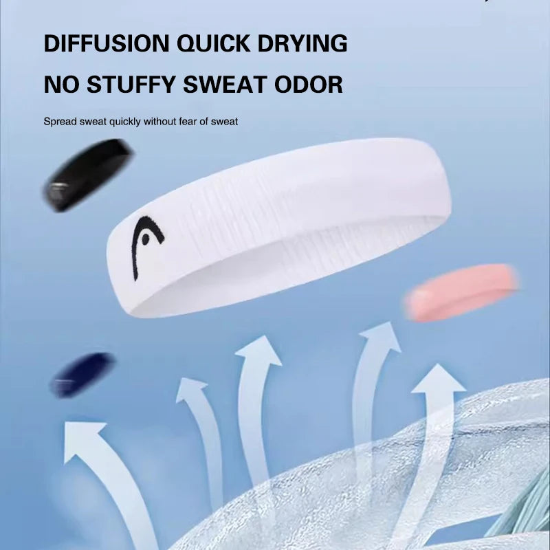 Banda Deportiva HEAD - Cintillo Antisudor Profesional para Tenis