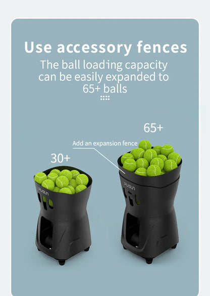 Máquina Lanzapelotas Tenis PUSUN PT-Mini Pro - Control App Smart 65+ Pelotas - Regalo Perfecto Navidad Tenistas
