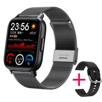 Smartwatch QS16 Pro Monitor Temperatura Oxígeno