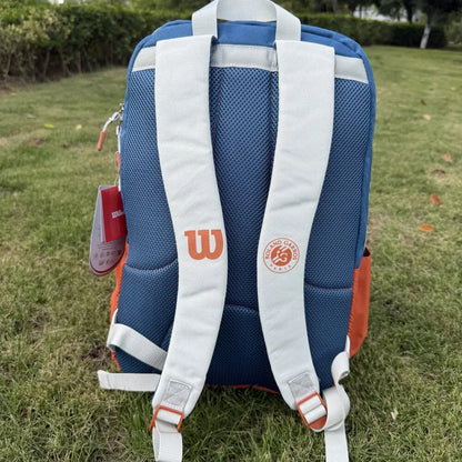 Mochila Wilson Roland Garros - Backpack French Open Gran Capacidad Multifuncional para Tenis