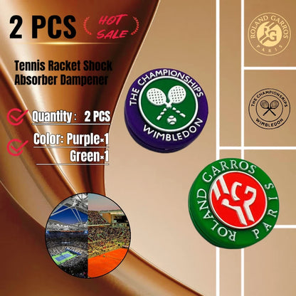 Pack of 4 Tennis Vibration Dampeners for Roland Garros &amp; Wimbledon