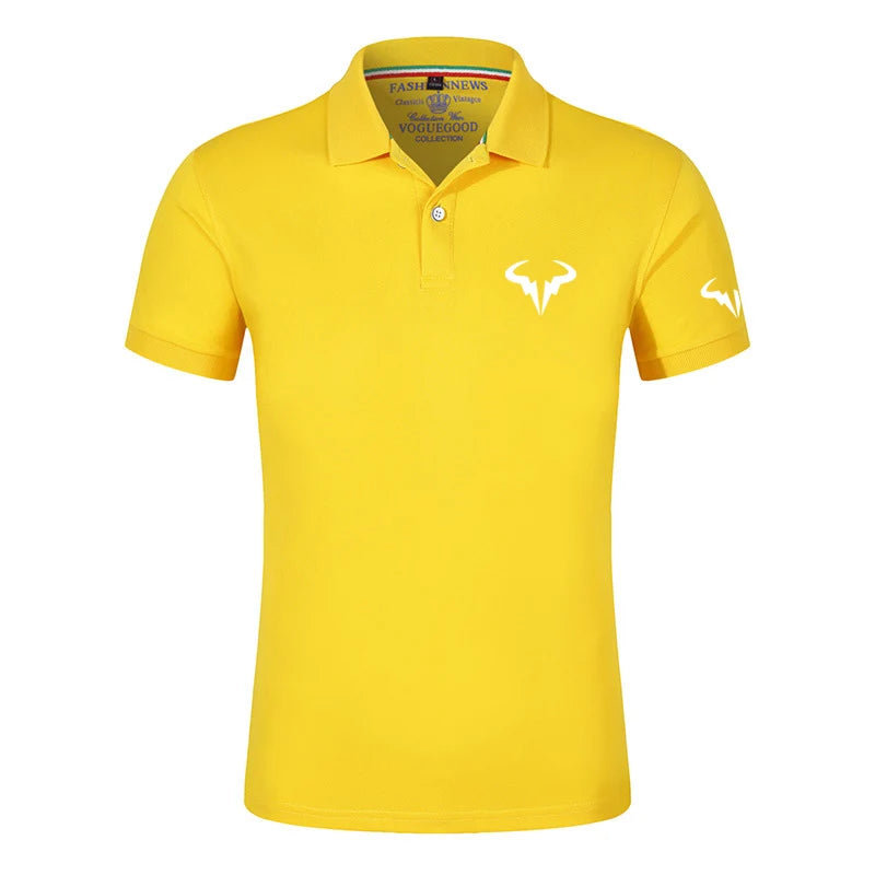 Polo Shirt Rafael Nadal Tennis - Camiseta Manga Corta Casual Slim Fit para Hombre Verano