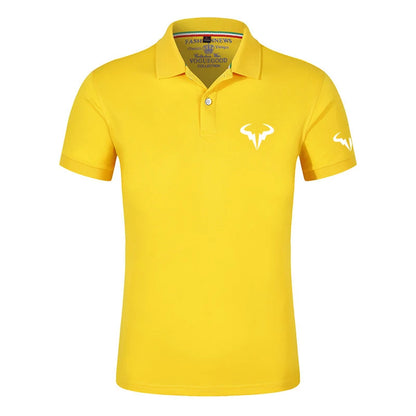 Polo Shirt Rafael Nadal Tennis - Camiseta Manga Corta Casual Slim Fit para Hombre Verano