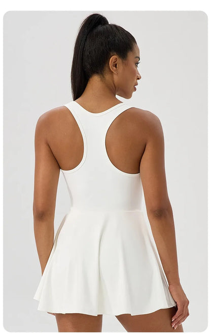 Women's Summer Tennis Sport Dress - Breathable Quick-Drying Tennis Dress