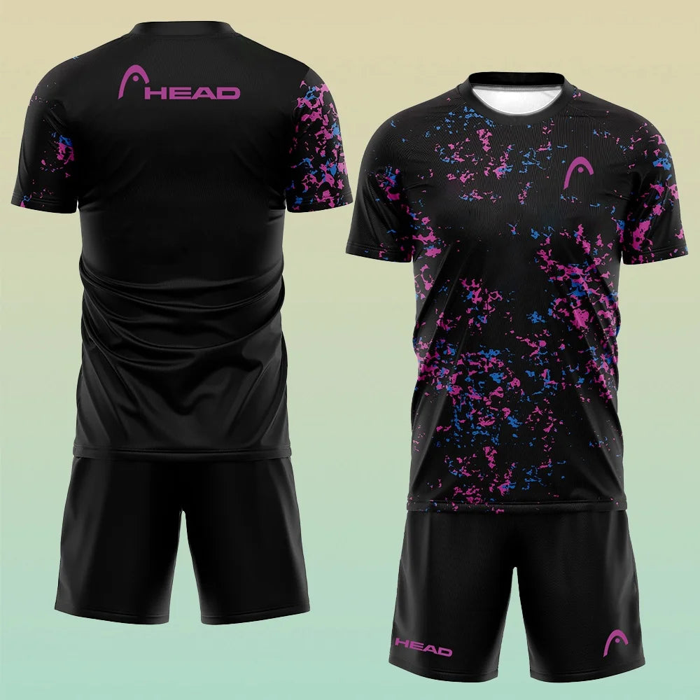 Men's Plus Size Tracksuit - Breathable Quick-Drying Loose Fit Tennis Set