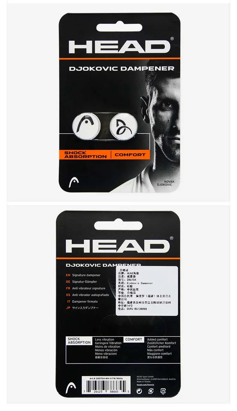 Antivibrador HEAD para Raqueta de Tenis - Dampener Silicona Profesional Absorbe Vibraciones