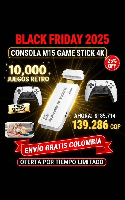 Banner Black Friday Consola M15 - Versión corregida